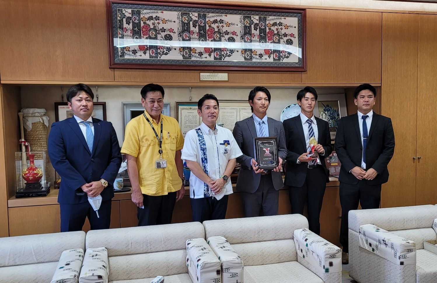浦添市長表敬訪問R3.5.6